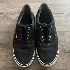 Levis Rocklin Denim Black Men  Canvas Lifestyle Sneakers Shoes size 11